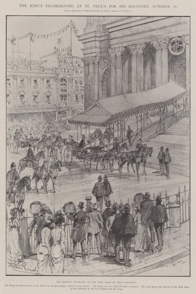 10月26日の彼の回復のためのセントポールの王の感謝祭 作： Melton Prior